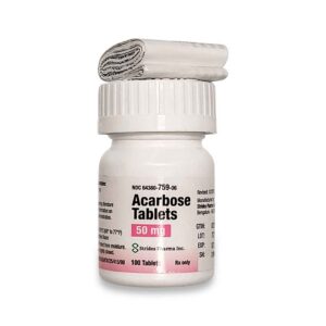 Acarbose 50 mg tablets