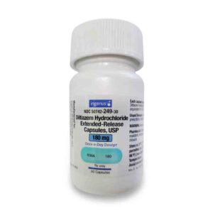 Diltiazem Hydrochloride Extended-Release Capsules 180 mg