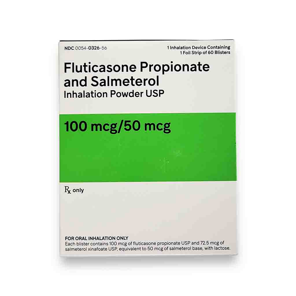 Fluticasone Propionate and Salmeterol Inhalation Powder 100 mcg 50 mcg