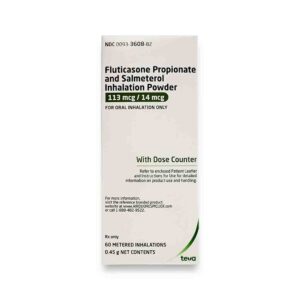 Fluticasone Propionate and Salmeterol Inhalation Powder 113 mcg 14 mcg