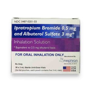 Ipratropium Bromide 0.5 mg and Albuterol Sulfate 3 mg Inh Solution