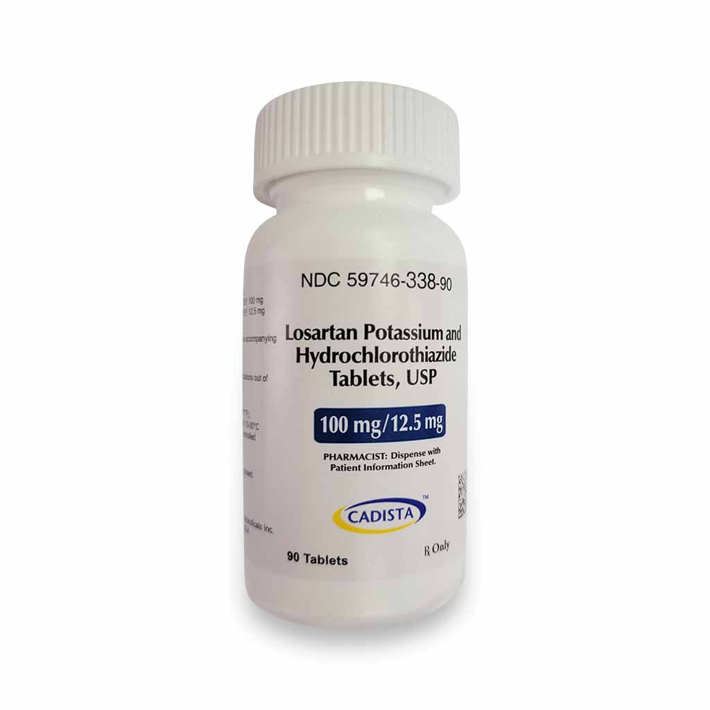 Losartan Potassium and Hydrochlorothiazide Tablets 100 mg 12.5 mg