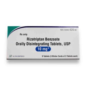 Rizatriptan Benzoate Orally Disintegrating Tablets 10 mg